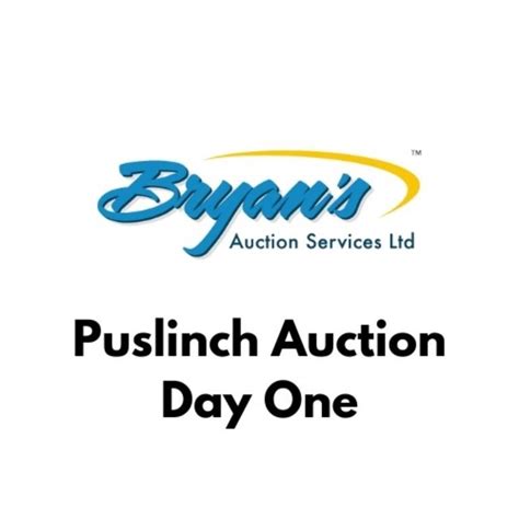 bryan's auctions puslinch on